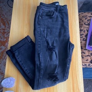 Black boyfriend jeans